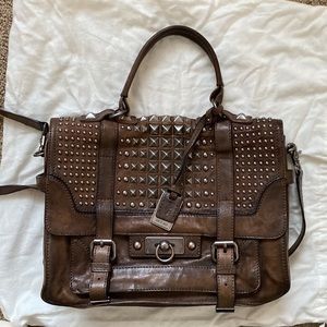 Frye leather saddle/ hobo bag.